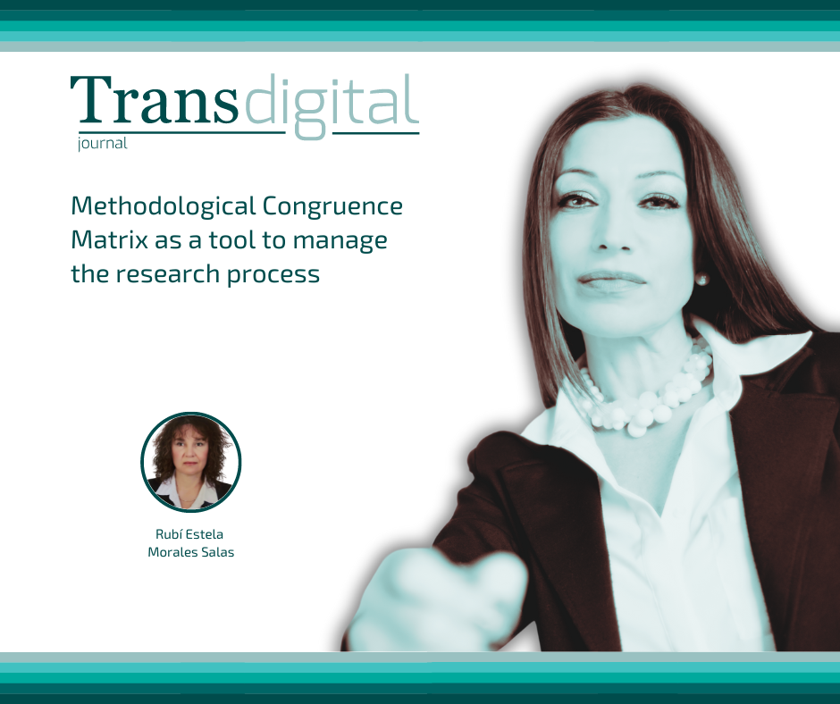 "Methodological Congruence Matrix as a  tool to manage the research process"